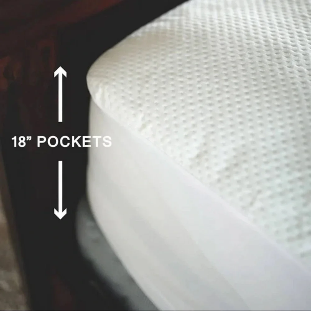 eLuxury Full Size Dimpled Waterpro Deep Pocket Hypoallergenic Protect